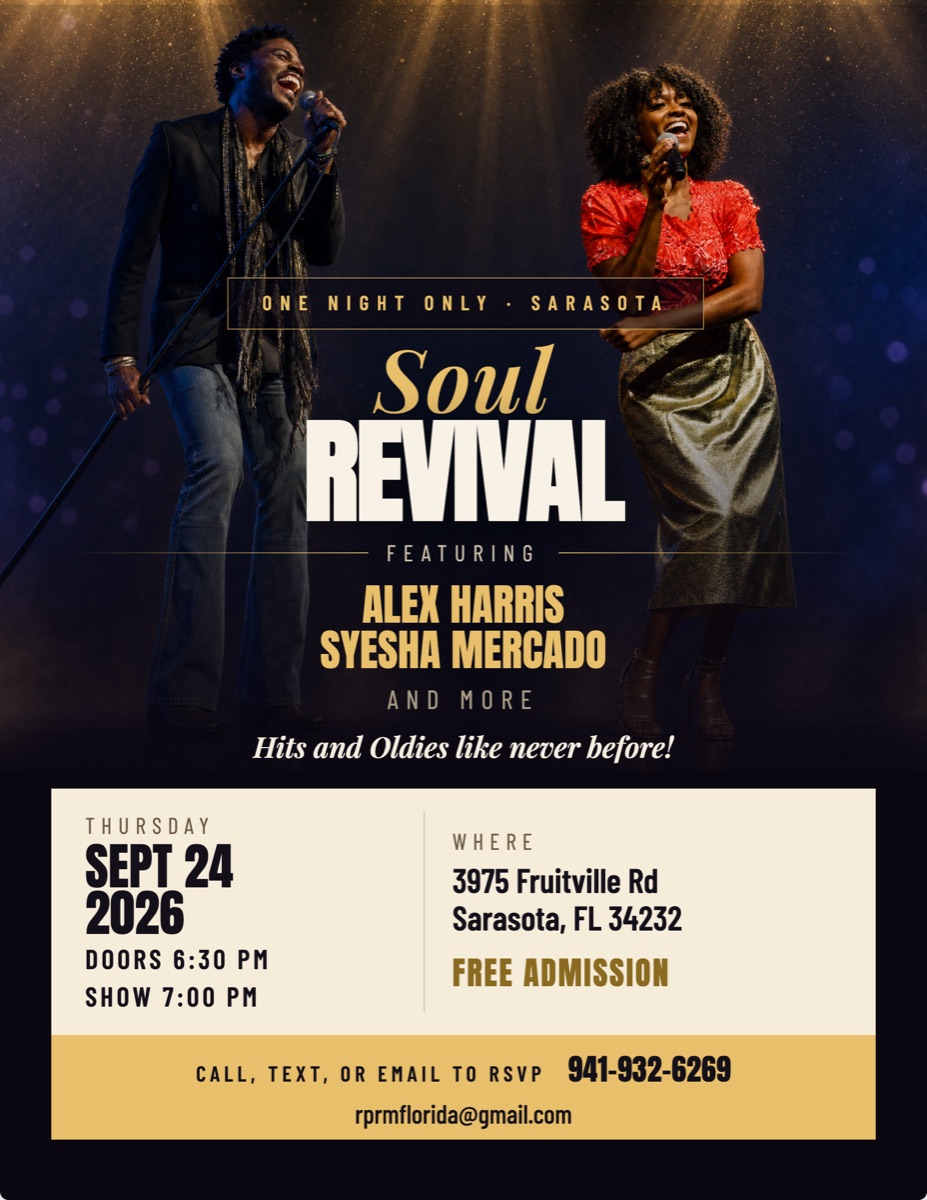Soul Revival concert flyer